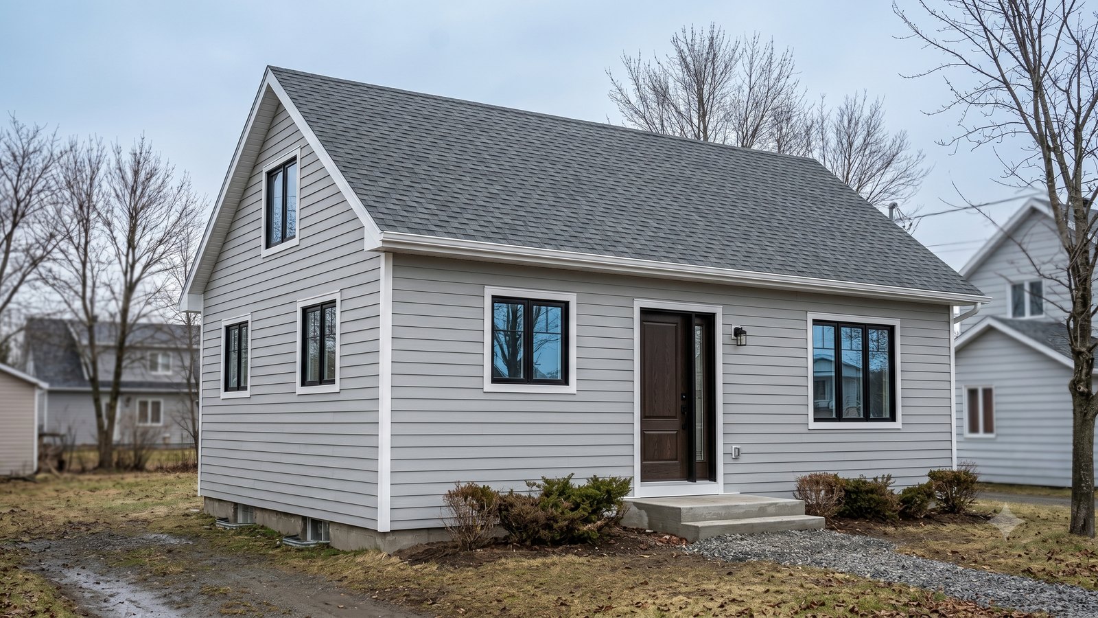 Maison après rénovation extérieure complète