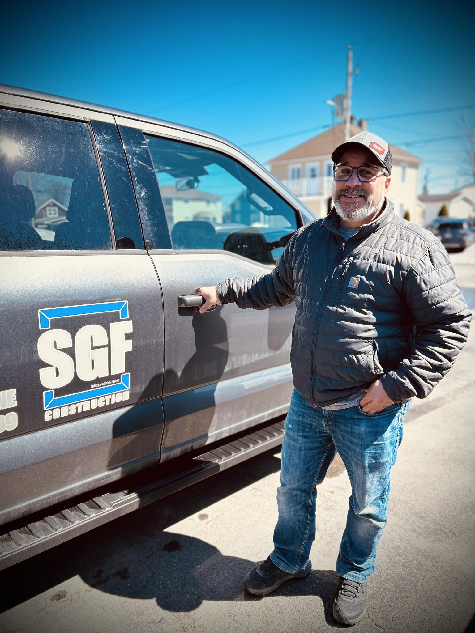 Sébastien Fillion, fondateur de SGF Construction